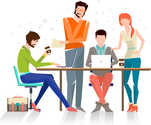 team-on-work